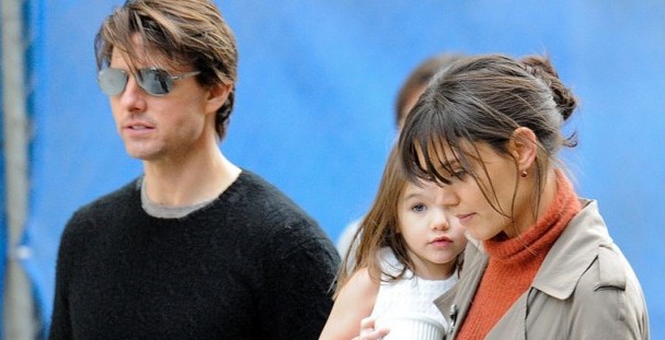 Tom Cruise i Kate Homles z córką Suri