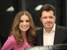 Krzysztof Kiljański i Halina Młynkova