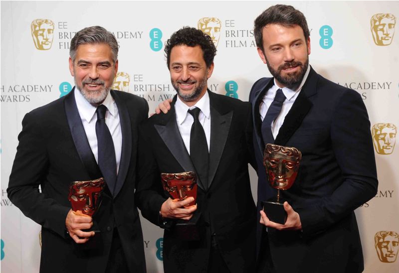 Clooney, Haslov, Affleck z nagrodami BAFTA
